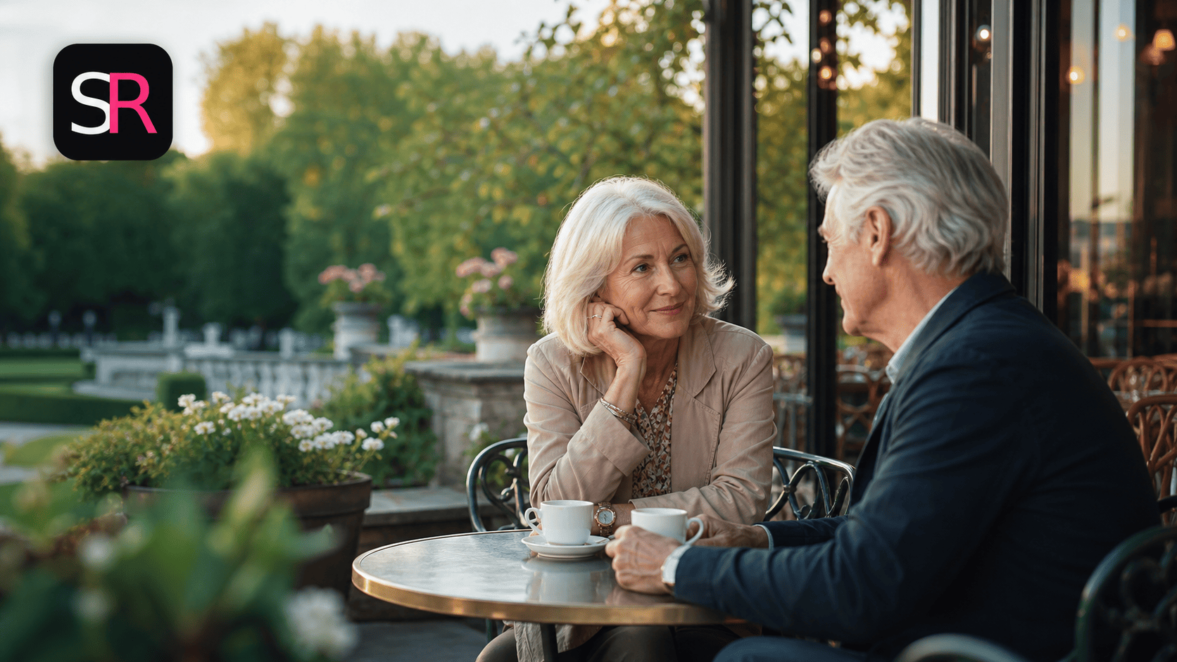 Femme veuve faisant une nouvelle rencontre sentimentale après 60 ans